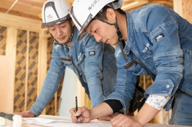 社員大工がいます