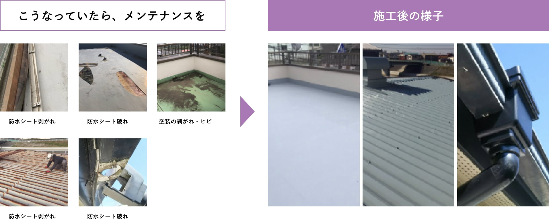 こうなっていたら、メンテナンスを